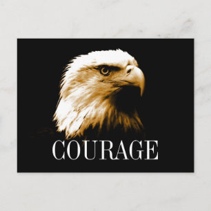 Leadership Courage Fearless Bald Eagle Postcards