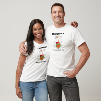 Leadership Involves Lots Of Guts (Digestive Humour T-Shirt