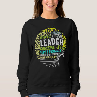 Leadership Leader Integrity Unite Cottagecore Insp Sweatshirt