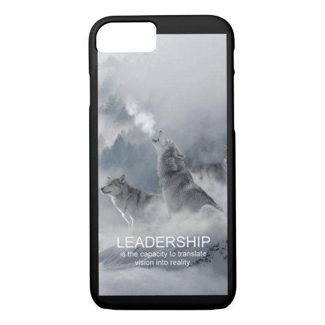 leadership motivational inspirational quote Case-Mate iPhone case (Back)
