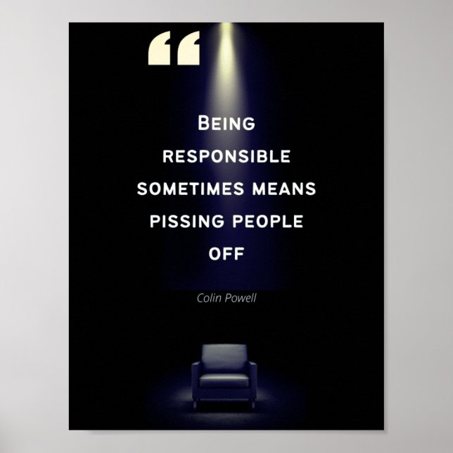 Leadership Posters - Colin Powell Quote (Front)