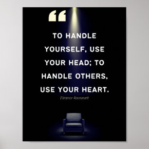 Leadership Posters - Elanor Roosevelt Quote