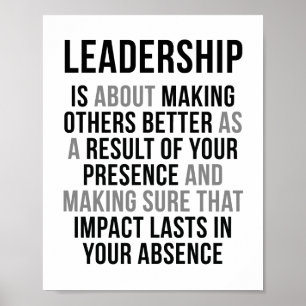 Leadership Quotes Poster