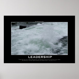 LEADERSHIP River Rapids Motivational Photo Print