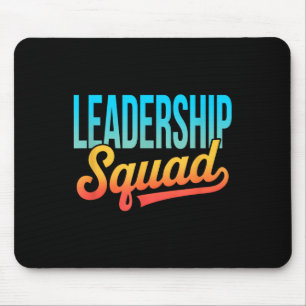Leadership Squad Team Leader Management Motivation Mouse Mat