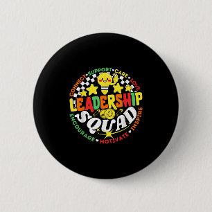 Leadership Squad Team Leader Management Teacher St 6 Cm Round Badge
