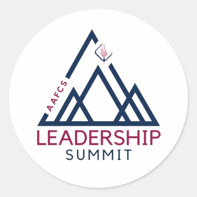 Leadership Summit Round Sticker (Front)