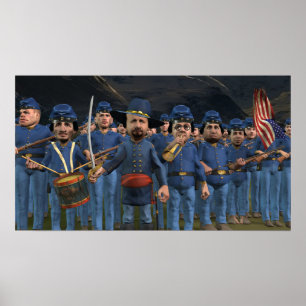 Leading The Charge - Small Poster