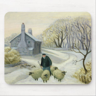Leading the Sheep Mouse Mat