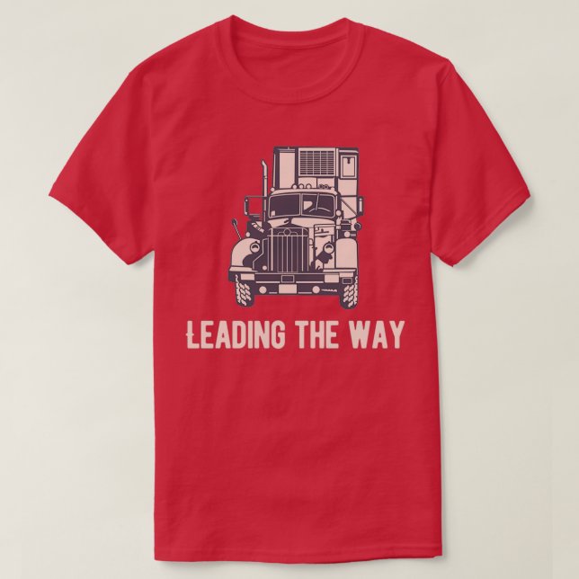 Leading the way Transport Road T-Shirt (Design Front)