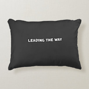 Leading The Way Visionary Leader Innovation Progre Decorative Cushion
