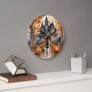 Leading The Way Witch AI Generated Large Clock