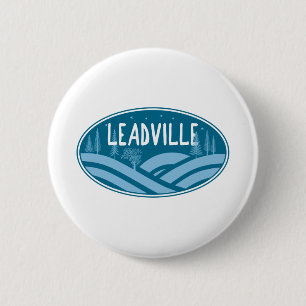Leadville Colorado Outdoors 6 Cm Round Badge