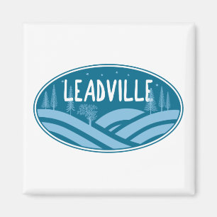 Leadville Colorado Outdoors Magnet