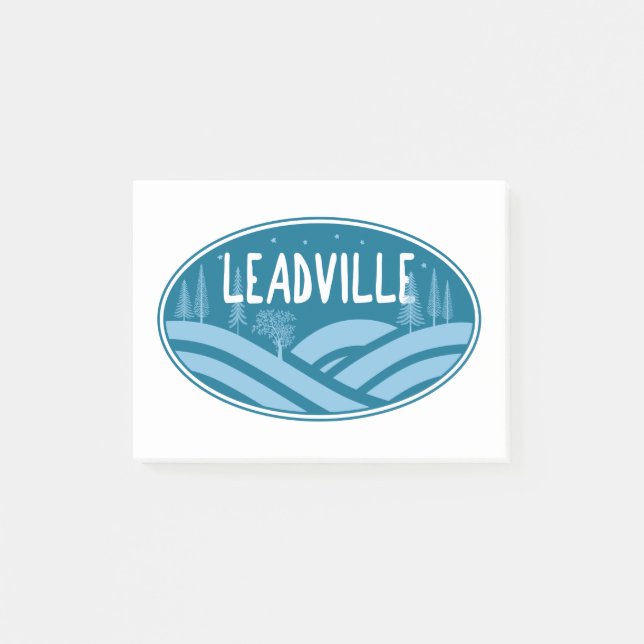 Leadville Colorado Outdoors Post-it Notes (Front)