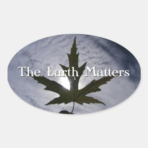 Leaf Against the Sun Stickers