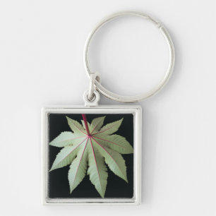 Leaf and Stem Key Ring