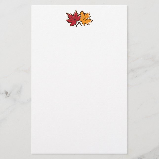Leaf Art 2 Stationery (Front)