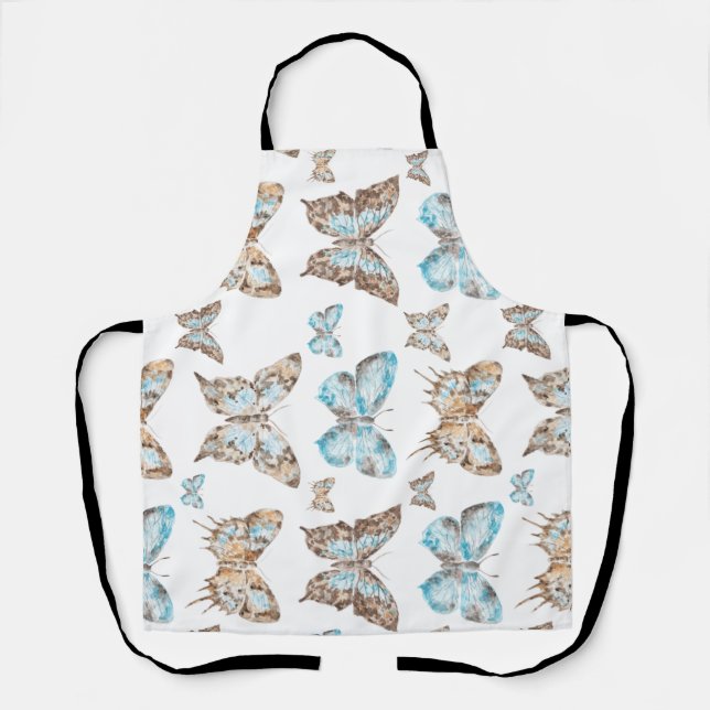 Leaf Art Butterfly Apron (Front)