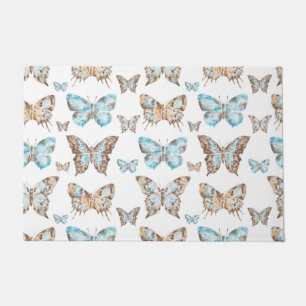 Leaf Art Butterfly Doormat