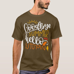 Leaf Autumn Tree Orange Fall Leaves Season651 T-Shirt