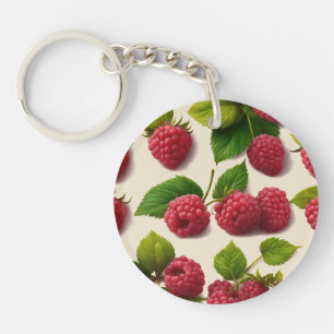 Leaf berry key ring