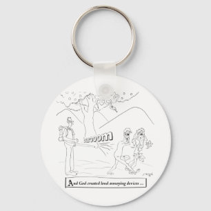 Leaf Blower Cartoon 9326 Key Ring