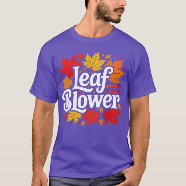 Leaf Blower - Halloween T-Shirt (Front)