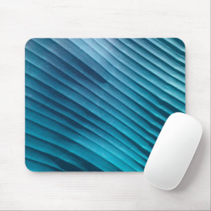 Leaf Blue Diagonal Mouse Mat