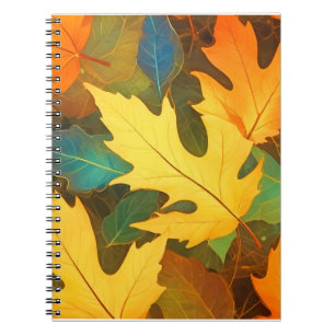 Leaf Close-up Calm Tranquil Nature Season Notebook