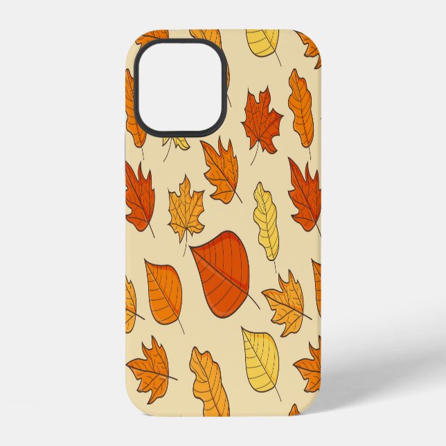 Leaf Concept: Autumn Symbol Pattern iPhone Case (Back)