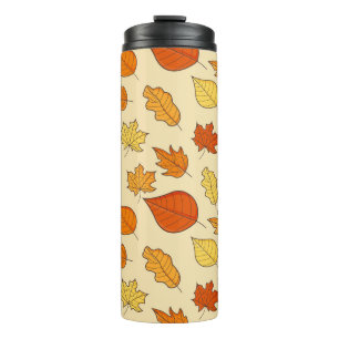 Leaf Concept: Autumn Symbol Pattern Thermal Tumbler