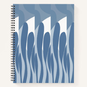 Leaf & Curved abstract Notebook