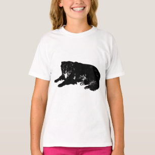 Leaf-Day Rest with a Friendly Gaze T-Shirt