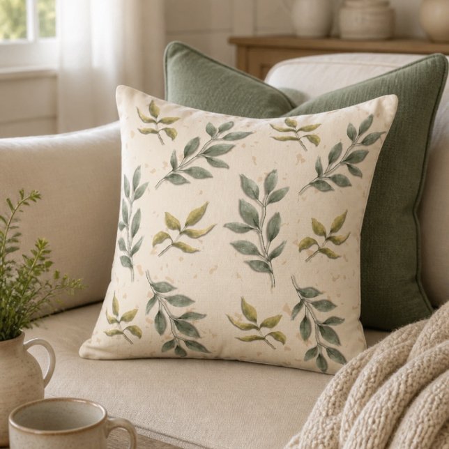 Leaf Decorative Throw Pillow (Creator Uploaded)