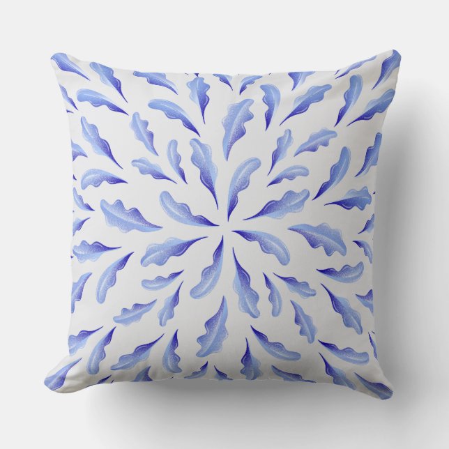 Leaf design patterns  cushion (Front)