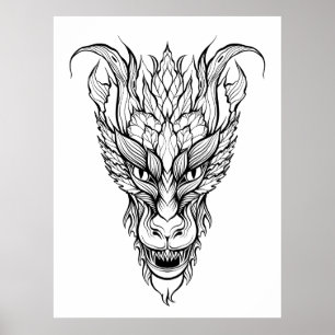 Leaf Dragon Poster
