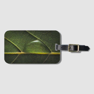 Leaf Droplets Luggage Tag