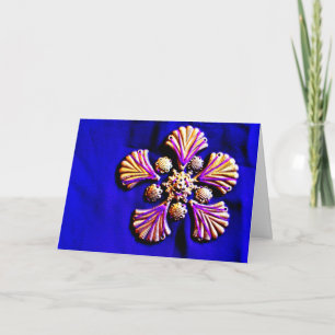 Leaf Embroidery Card