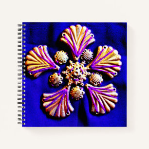 Leaf Embroidery Notebook