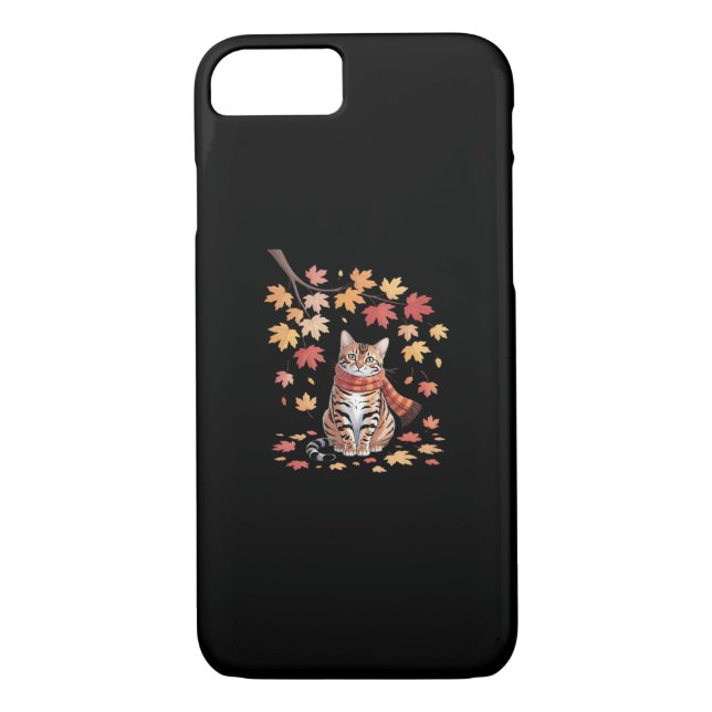 Leaf Fall Tree Hello Autumn Thanksgiving It’s Fall Case-Mate iPhone Case (Back)
