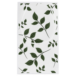 Leaf & Foliage Plant-Themed Gift Bag