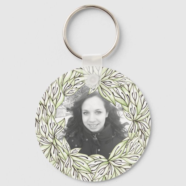 Leaf Frame Key Ring (Front)