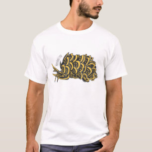 Leaf gilled sea slug cartoon illustration T-Shirt