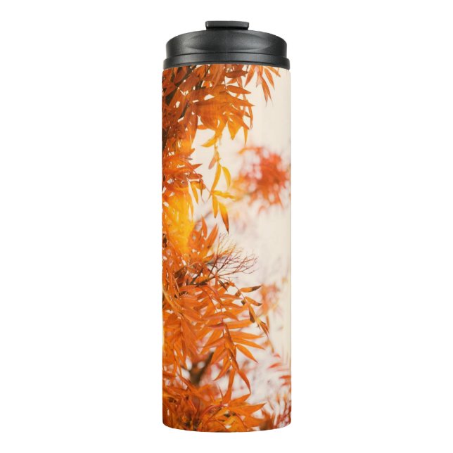 Leaf Girl 11 Thermal Tumbler (Front)
