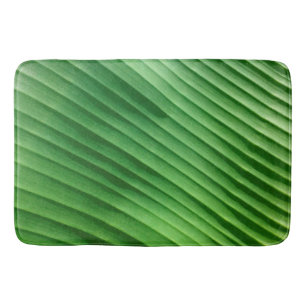 Leaf Green Diagonal Bath Mat