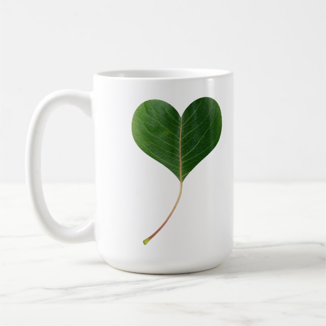 Leaf heart coffee mug (Left)