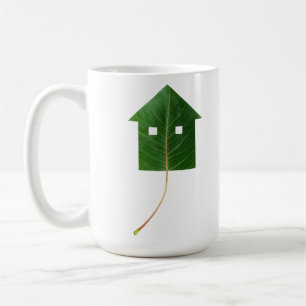 Leaf house coffee mug
