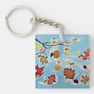 Leaf Kids Key Ring
