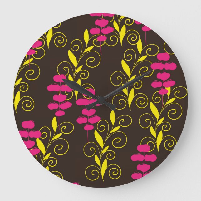 leaf large clock (Front)